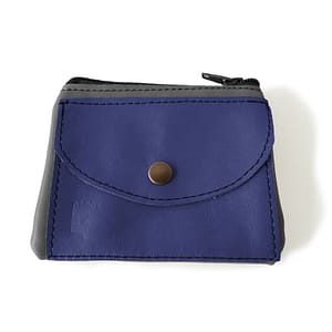 Visuel du porte-monnaie duo poche bleu jean