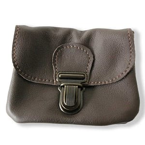 Aperçu du porte monnaie ceinture marron café