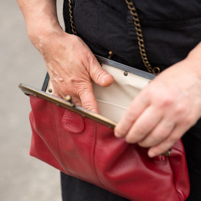 sac fermoir vintage