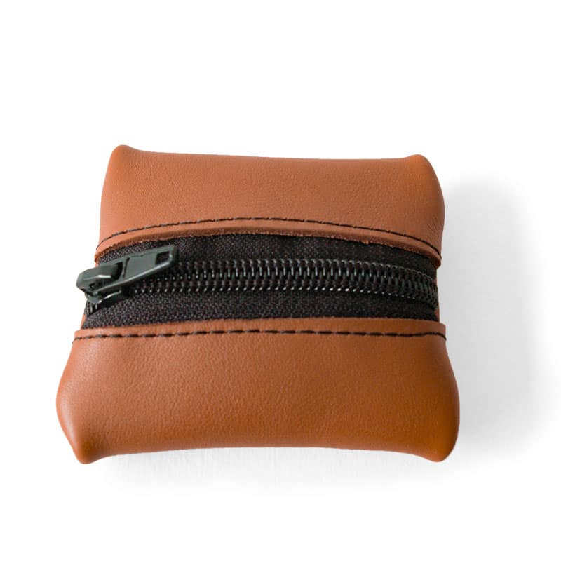 Photol du porte-monnaie mini-zip camel