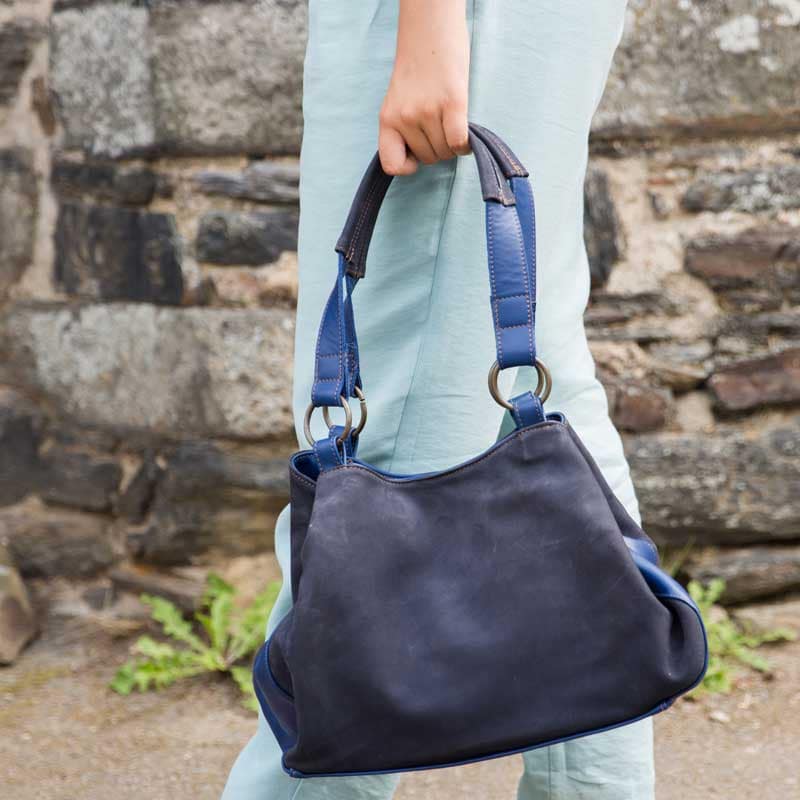 Mise en situation du sac en cuir sacaba