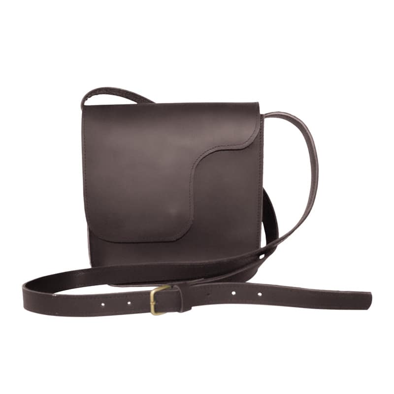 Petite sacoche homme Baroudeur II en cuir