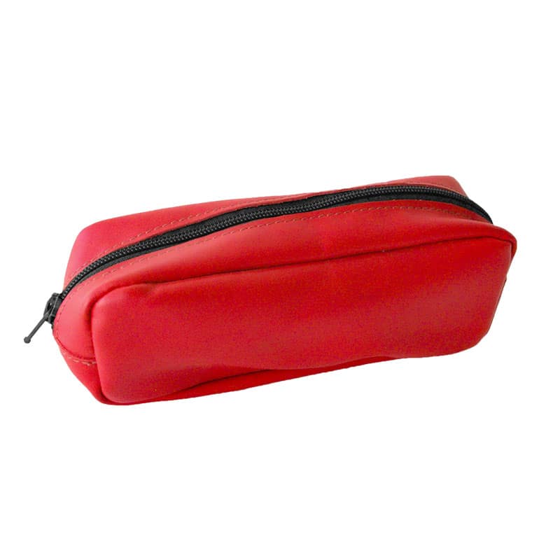 Visualiser la trousse cuir rouge grenade