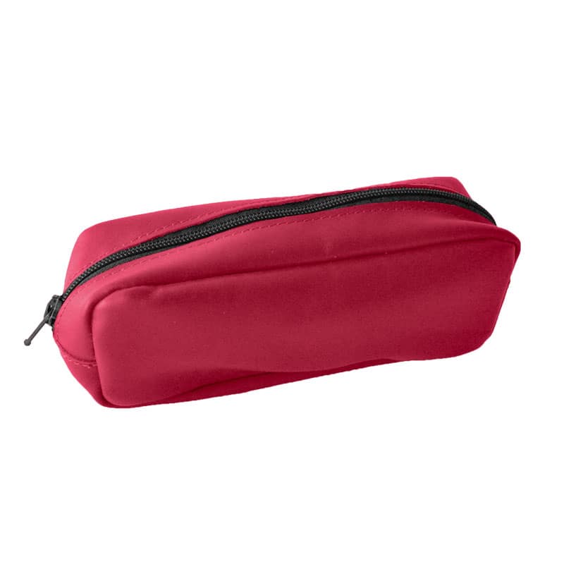 Visualiser la trousse cuir rouge groseille