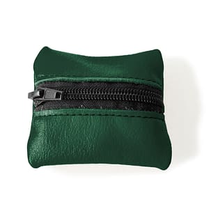 Visuel du porte-monnaie mini-zip vert sapin