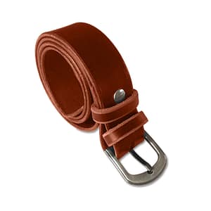 Image de la ceinture cuir camel