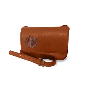 Visuel du sac en cuir Catimoyen de couleur camel