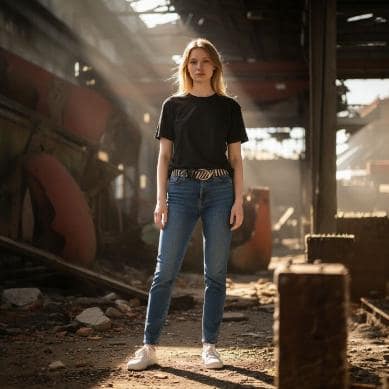 Ceinture cuir zèbre – Image 2