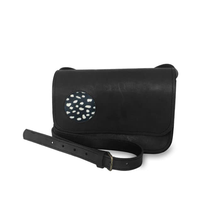 Visuel du sac catimoyen en cuir noir