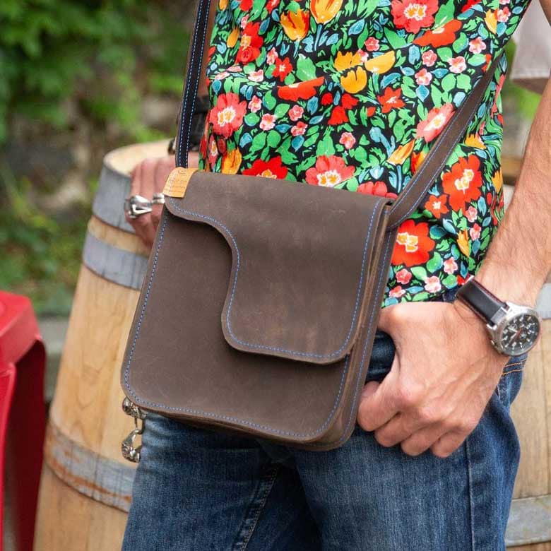 Visuel de la sacoche bandoulière petit baroudeur 2