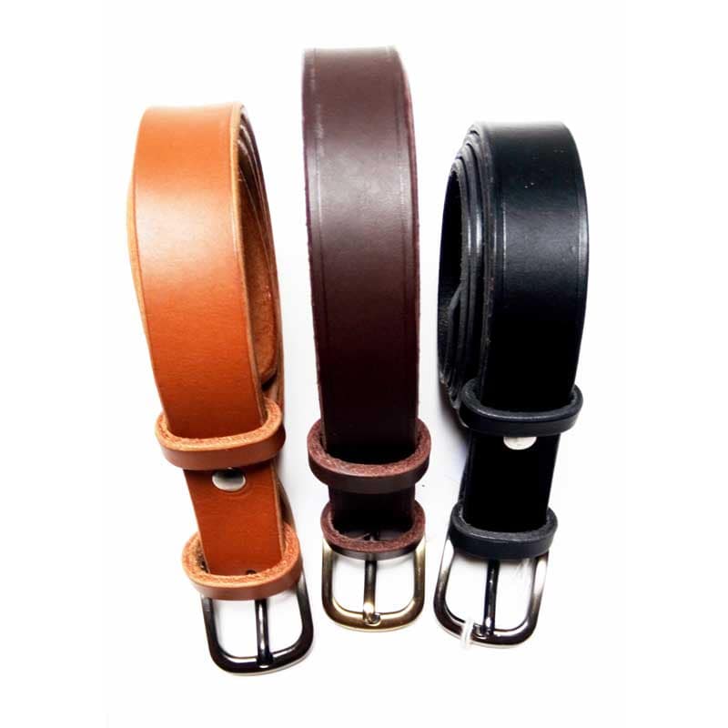 Ceinture classique en cuir