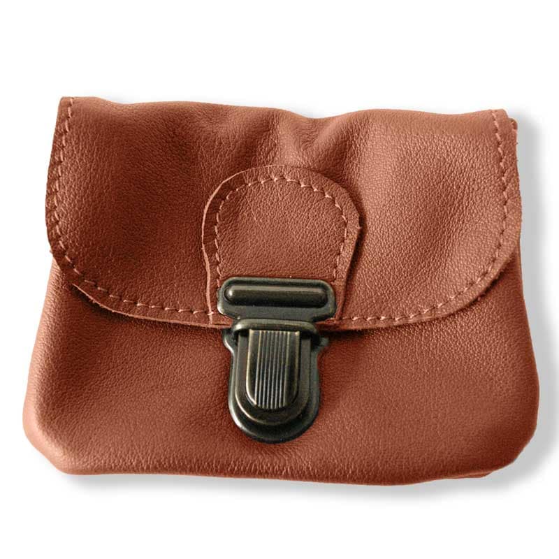 Aperçu du porte monnaie ceinture marron camel