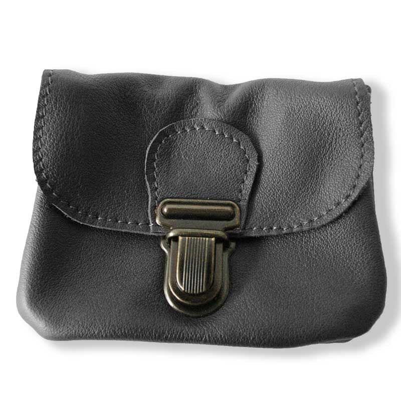 Aperçu du porte monnaie ceinture marron noir