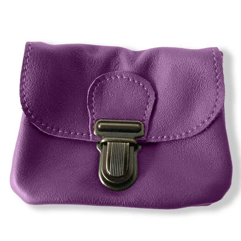 Aperçu du porte monnaie ceinture violet améthyste